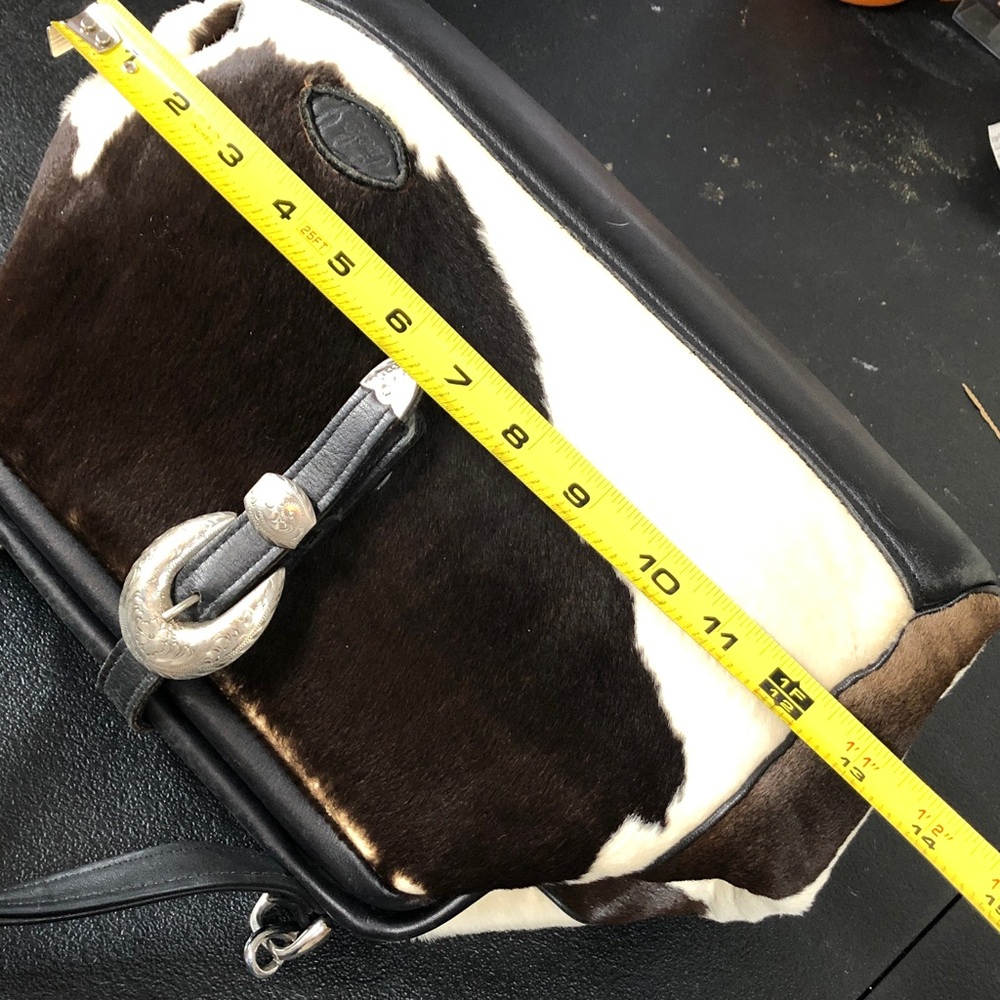 Circle Y Handmade Yoakum Texas Sibyls Collection Calf Hair Western satchel Bag - Picture 3 of 17